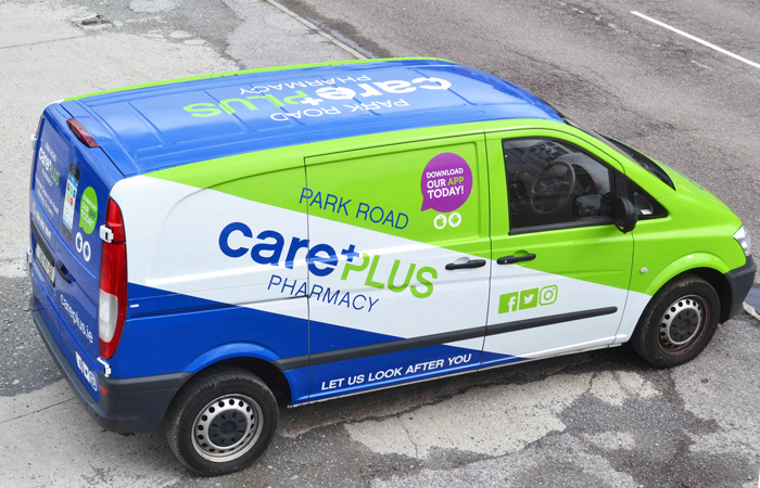 CarePlus Pharmacy Van Wrap