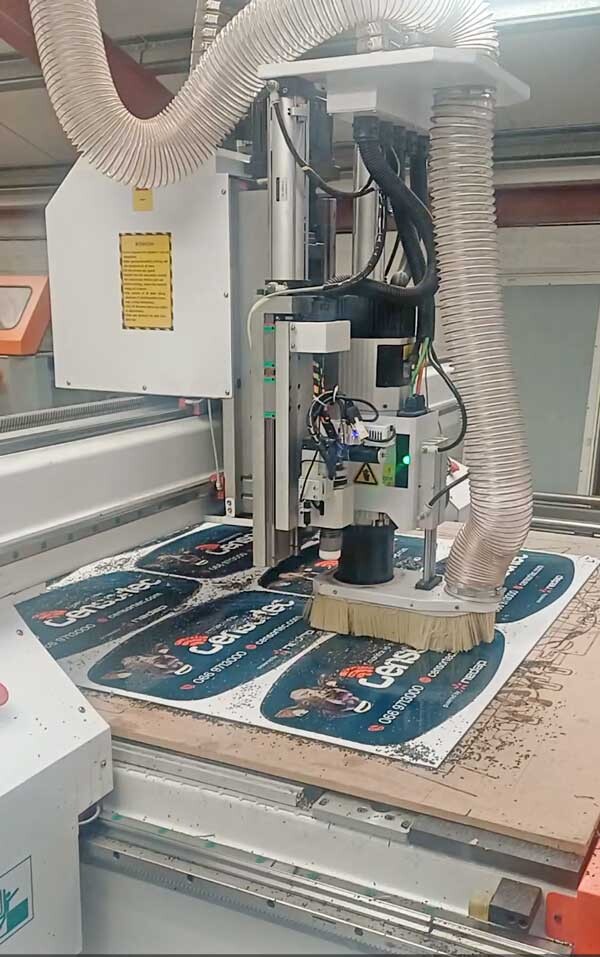 CNC shape cut